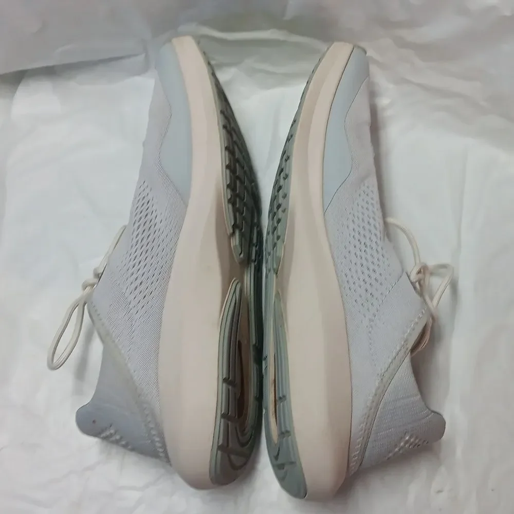 Olukai Gray-Blue Sneakers with Cushioned Sole and Knit Upper Men's Size 11.5